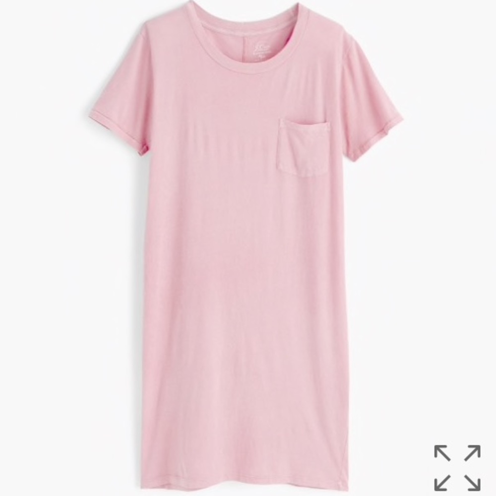 J. Crew garment dyed pocket tee dress